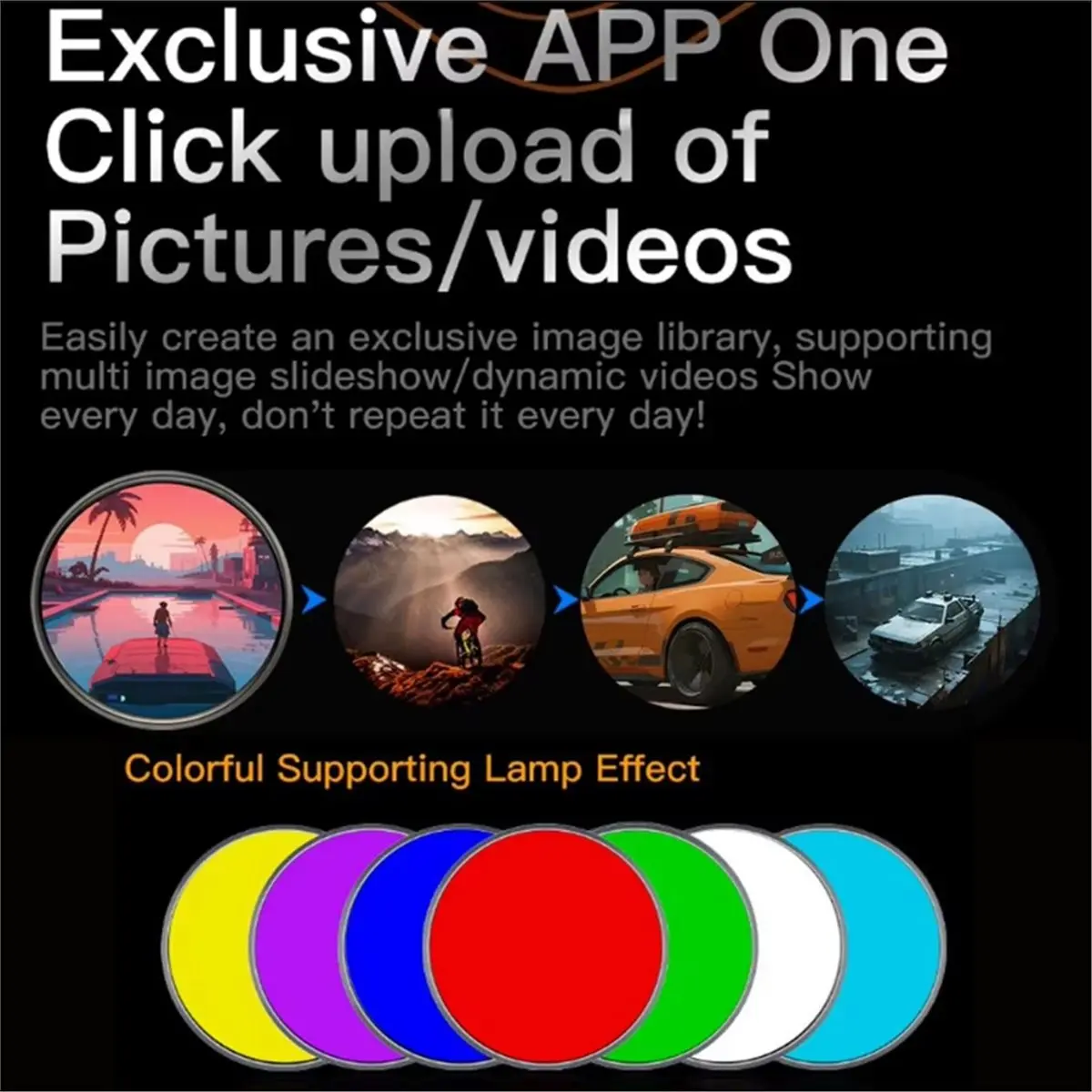 Electronic Badge Bar Bluetooth Smart Cyber Badge 1.85 Inch Hd Touch Screen Images Gifs Text Short Videos Display
