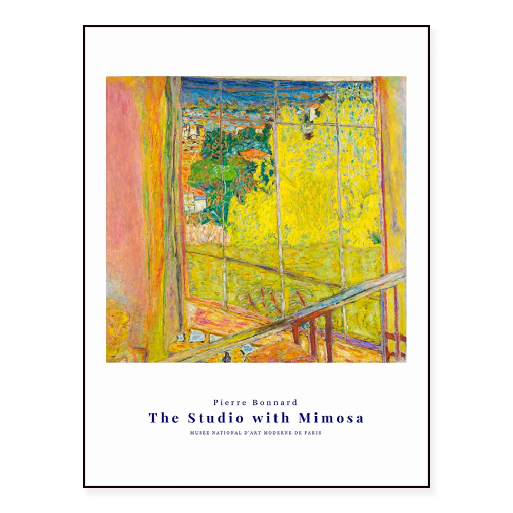 

Pierre Bonnard prints, Bannard exhibition posters, modern wall art decor