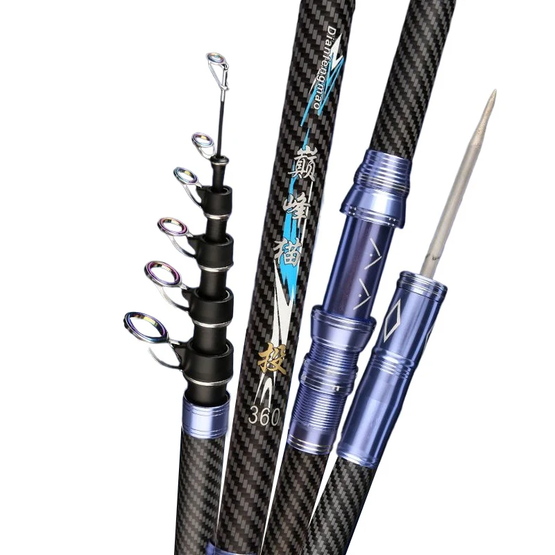 

Best Telescopic Portable Rotary fishing 2.4M,2.7M,3.6M,3.9M,4.5M Fishing Rod Travel Sea Boat Rock Fishing Rod Carp