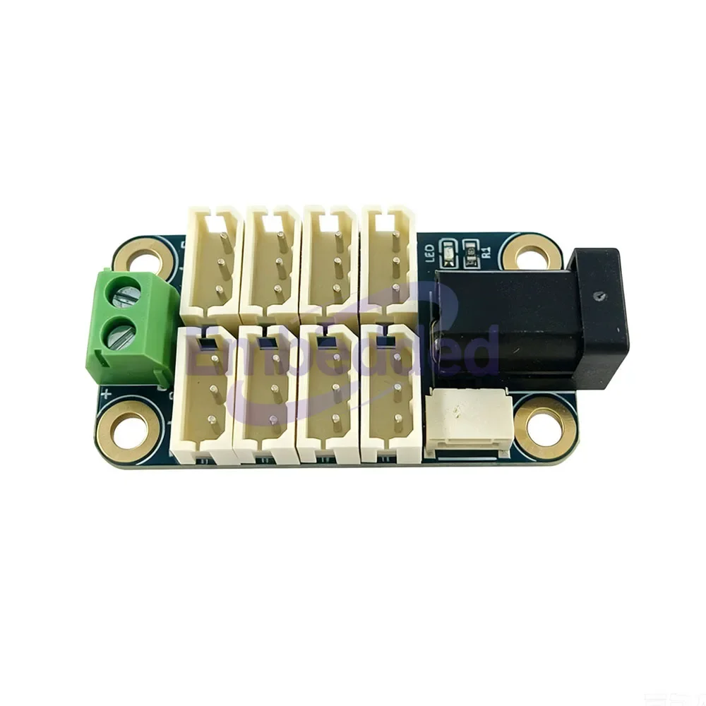 TTL Bus Servo Splitter Board 8-Port 5264 Terminal Hub for Robotic Arm Multi-Servo Connection with Daisy-Chain DC 5-25V