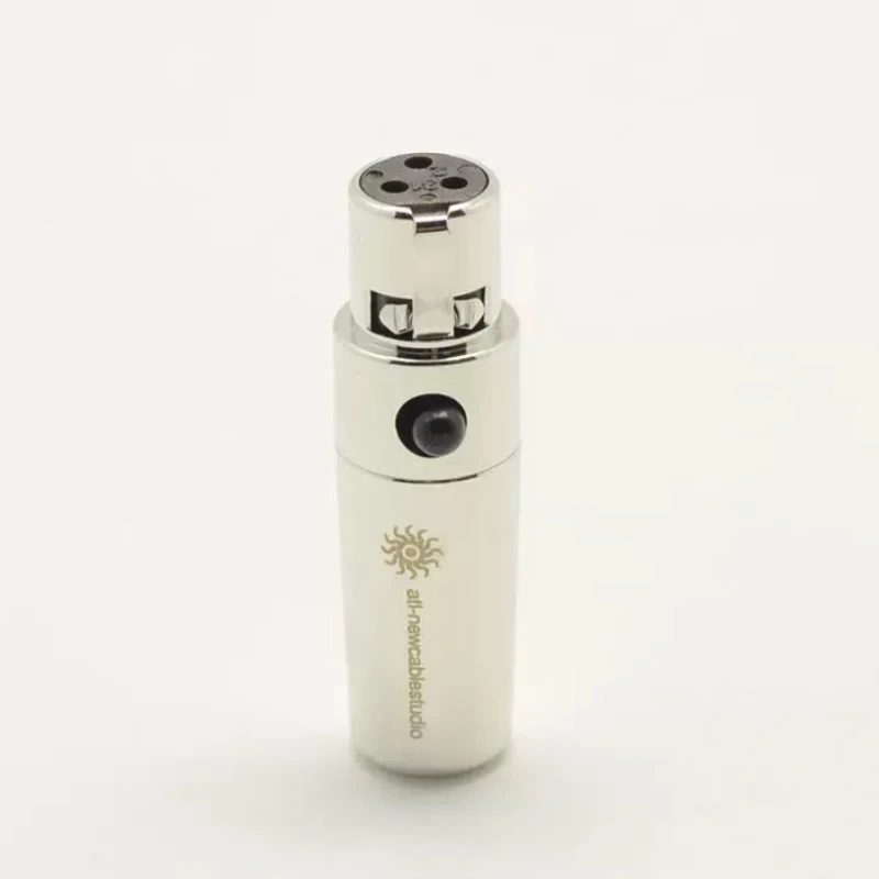 ATL Mini XLR-F3RH Rhodium-Plated High-End Mini XLR Female Headphone Plug Pins Headphone Replacement Plug