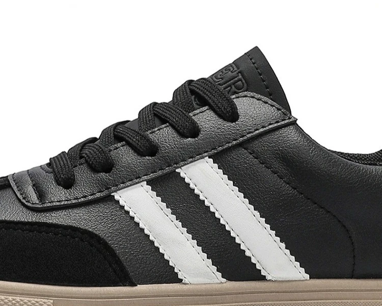 Neue Retro Herren Freizeitschuhe Rutschfeste Weiße Schuhe Boardschuhe Deutsche Armee Trainingsschuhe – Detail 2