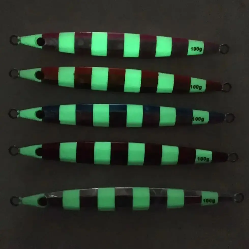 CASTFUN Metal Jigs 100g 160g 200g Speed Vertical Jigging Lure Saltwater Fishing Jigs Tuna Kingfish Amberjack