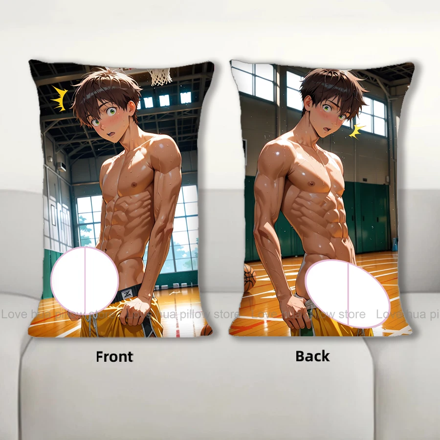 Anime Pillow Basketball player Dakimakura Nsfw Half body Cartoon Pillow Core Double Side Print 40x60