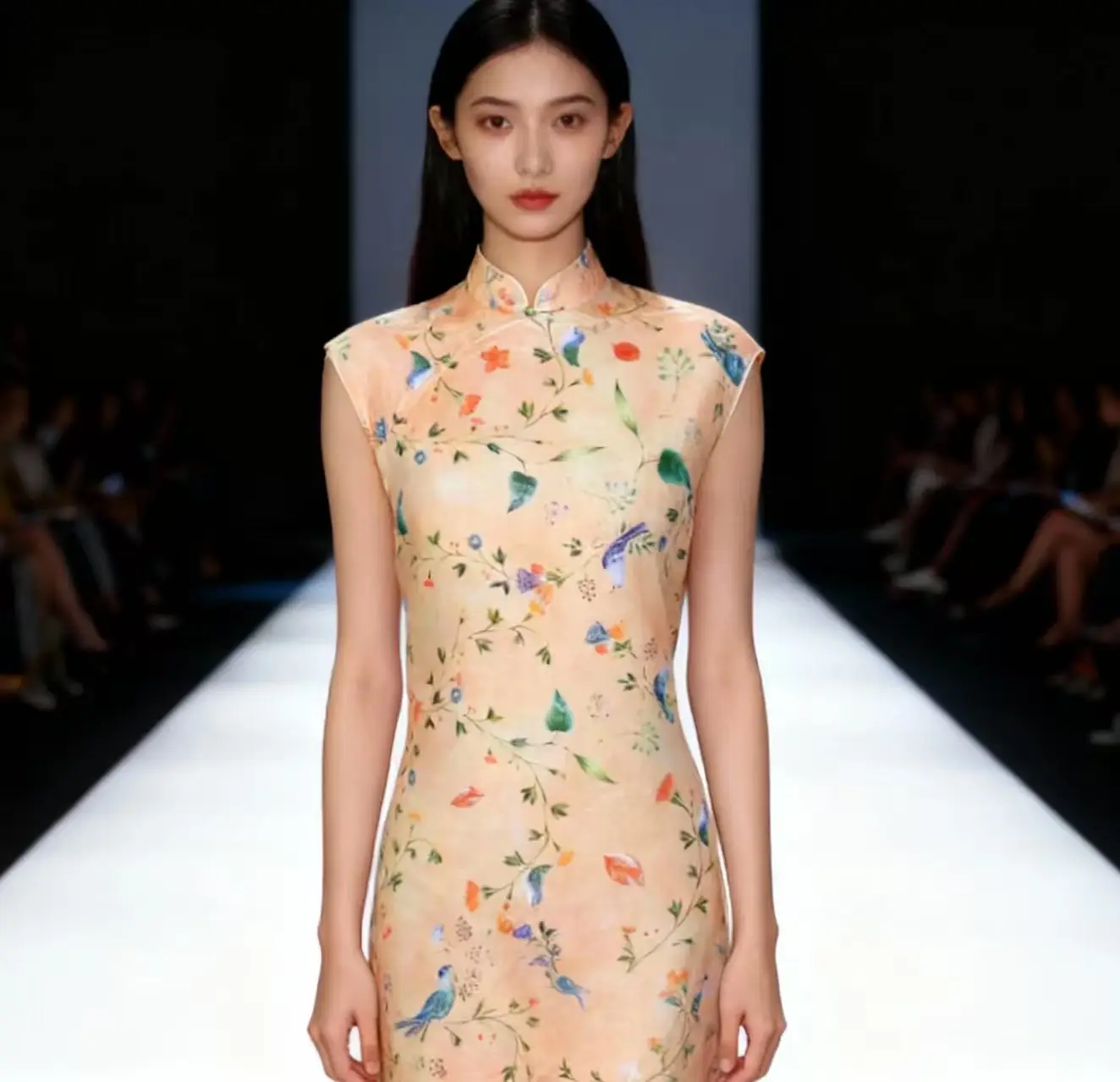 

100% Pure Ramie High Quality Cloth Dresses Digital Printing Fabric Summer Sewing Chinese Thin Style Robe Make Tissu Lino Lining