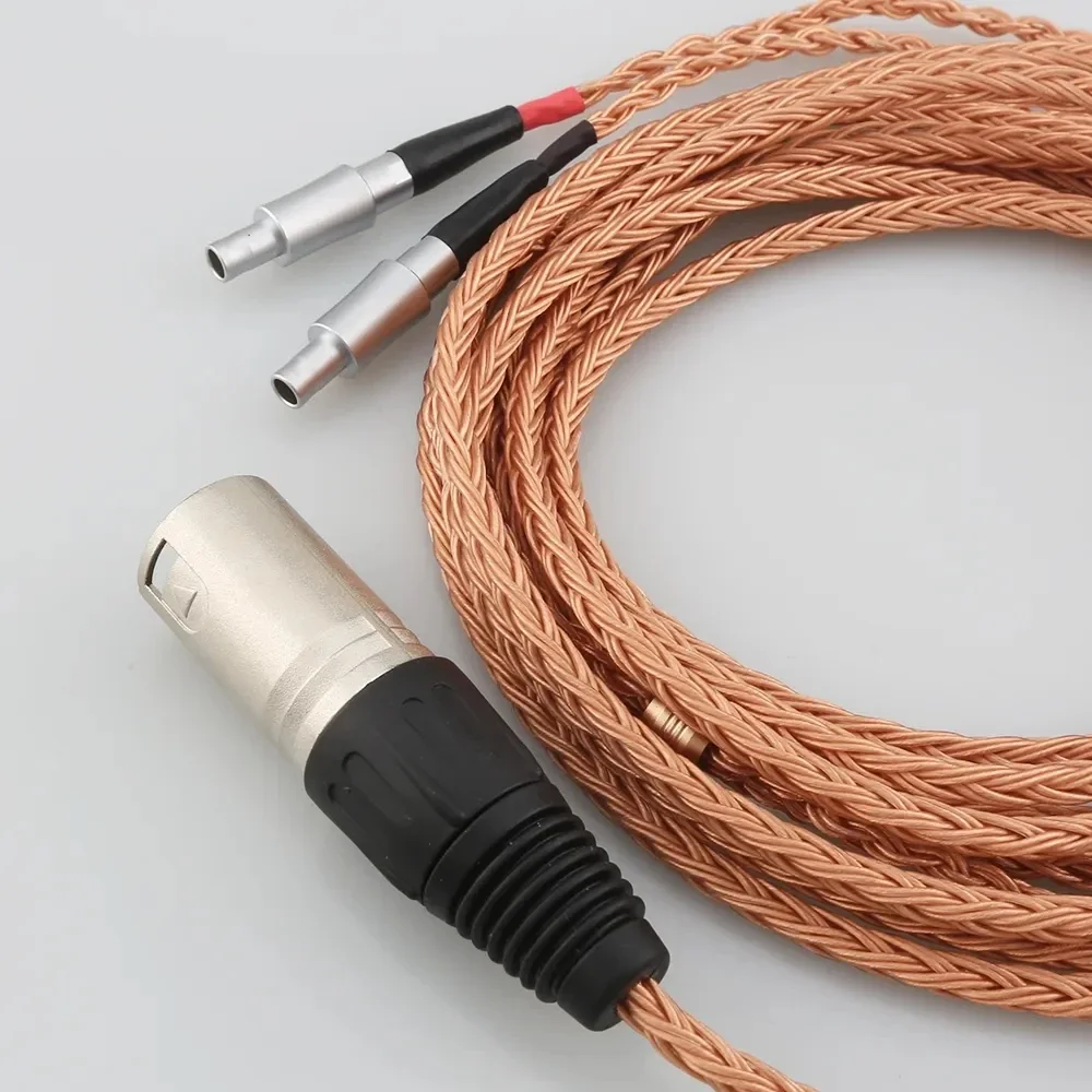 16 Core 99% 7N OCC Earphone Cable For Sennheiser HD800 HD800s HD820s HD820 Enigma Acoustics Dharma D1000 Headphone