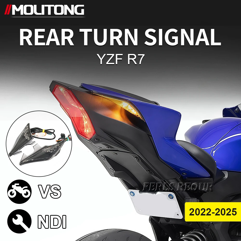 

Motorcycle Accessories For YAMAHA YZF-R7 YZFR7 YZF R7 r7 Signal Lights Driving lights 2022 2023 2024 2025 LED Turn Signal Light