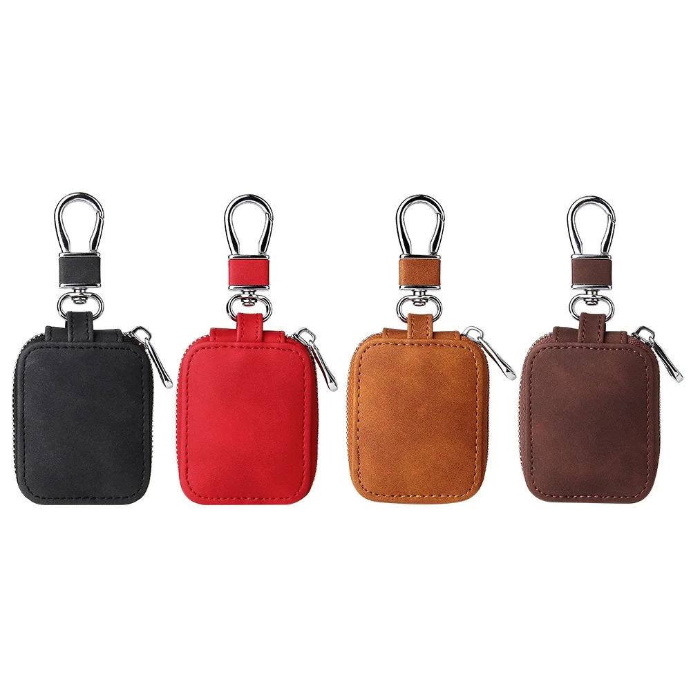 NEWEST For Airpods Airpods 3/2 Universal Leather Protective Case Dustproof Waterproof Anti-drop Anti-scratch Travel Earbud Pouch