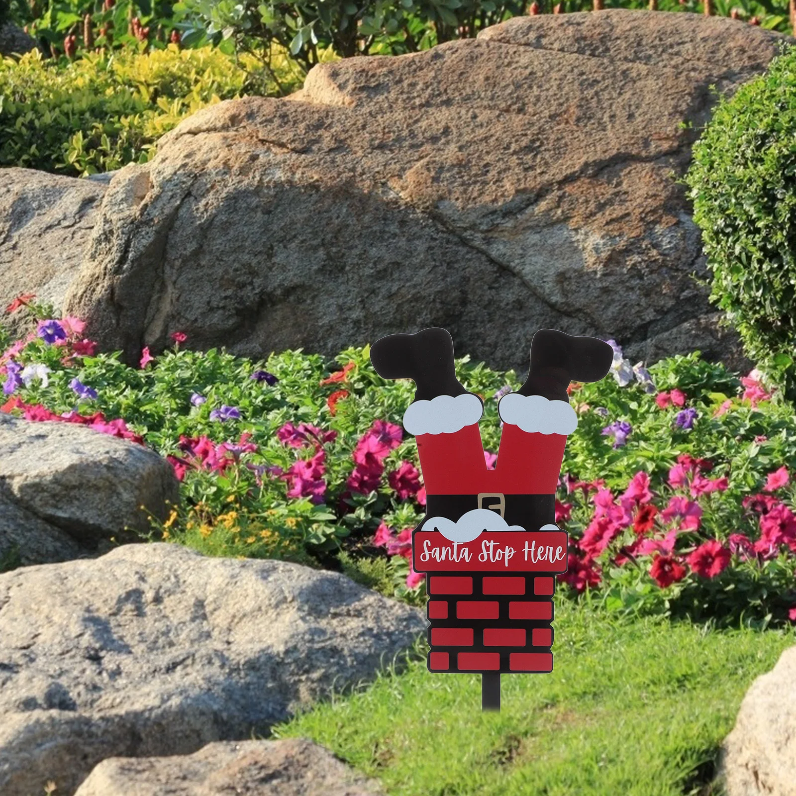 

Acrylic Yard Sign Stake Christmas Garden Decor Outdoor Lawn Decoration Holiday Party Use, Christmas Yard Sign, Garden Sign,