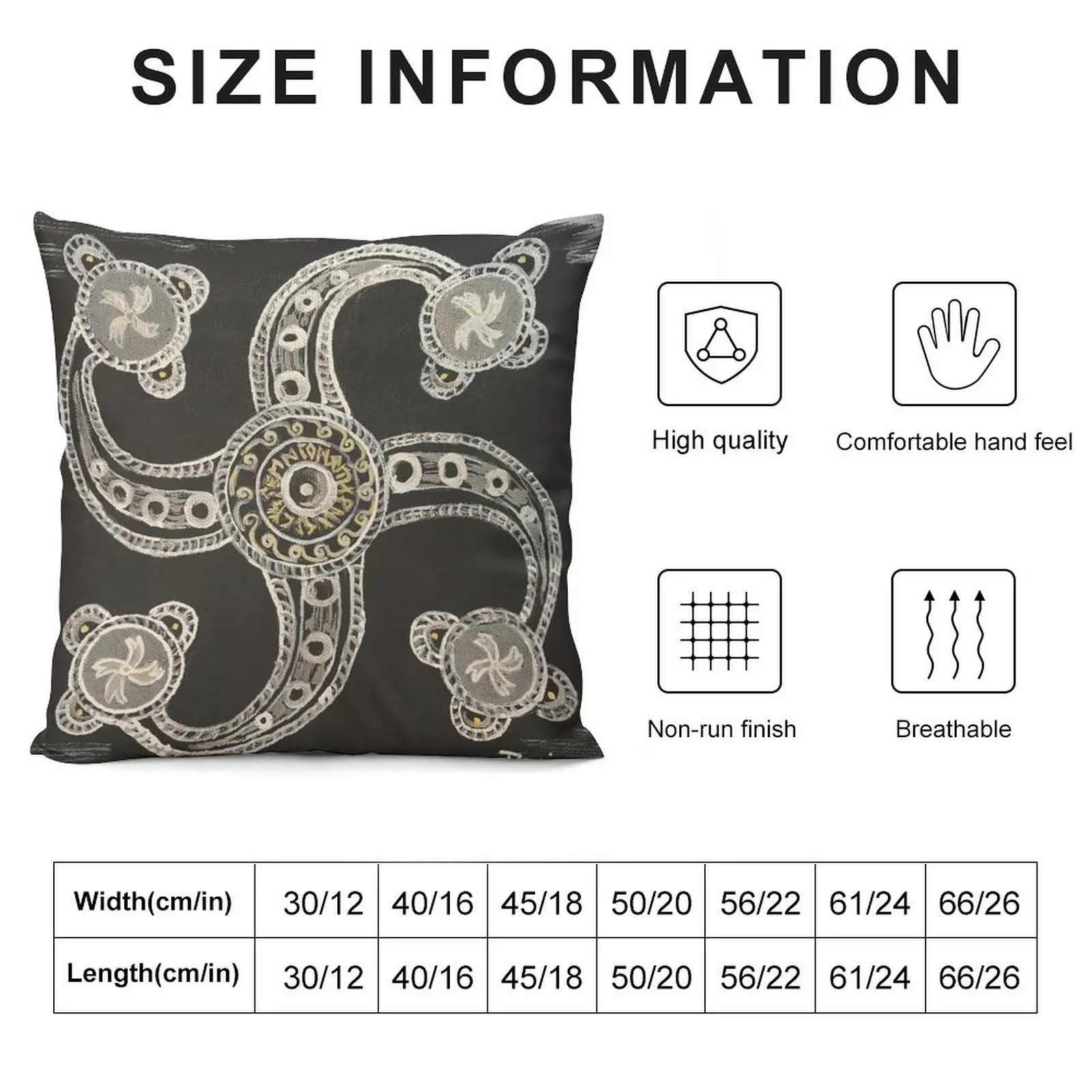 Dacian Swastika Throw Pillow Pillowcases For Pillows Cushions Home Decor pillow