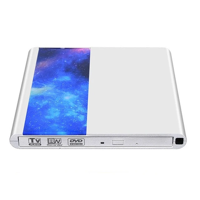 

High Definition Mobile DVD Player, Full Format CD DVD Player for Laptop TV Projector CD Player TWO Sets