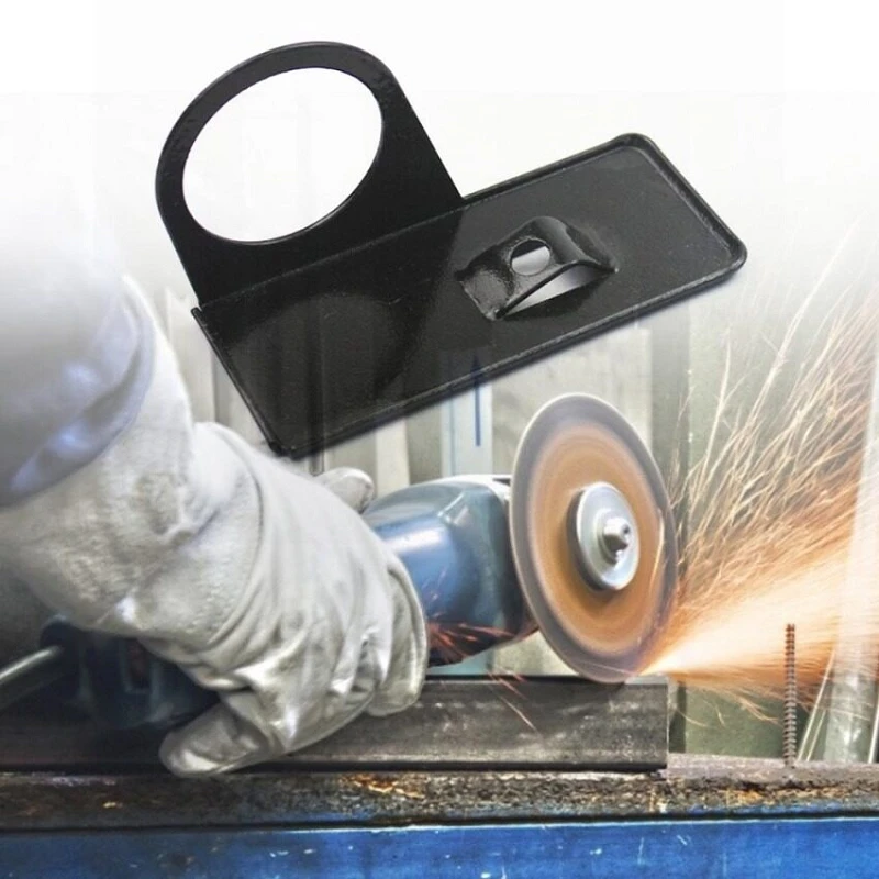 New Adjustable Angle Grinder Base Bracket Stand Holder Metal Protector Portable Wheel Guard Base Cutting Machine Woodwoking Tool