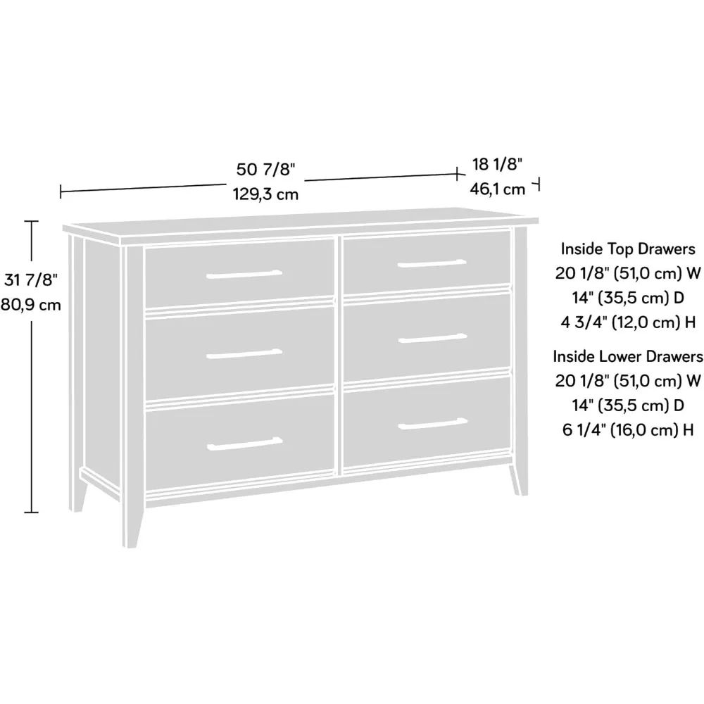 Dresser Laurel Oak Finish L: 50.91