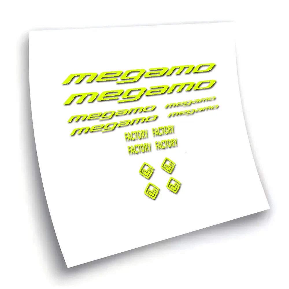 For Megamo Factory Bike frame stickers adhesives