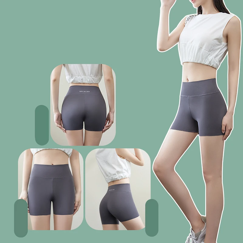 

Women Push Up Fitness Leggings Tummy Control Yoga Slim Shorts Sports Biker Shorts Women Naked Feeling High Waist Yoga Shorts NEW