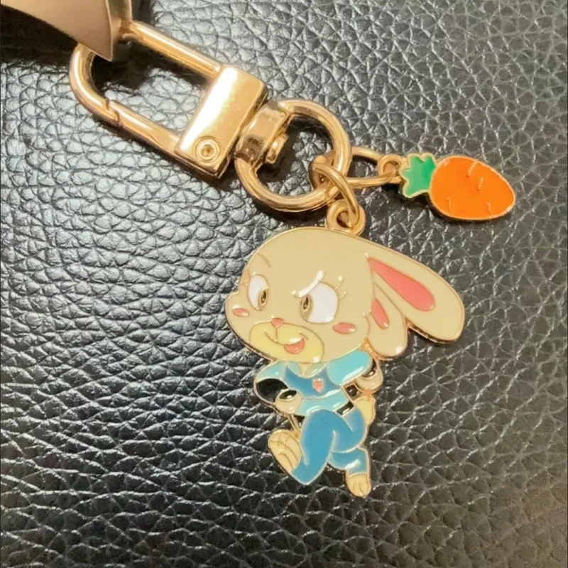 かわいいズートピアディズニージュディホップキーホルダー Parkdance かわいいバックパックペンダントカップルキーホルダー女の子の誕生日ホリデーギフト