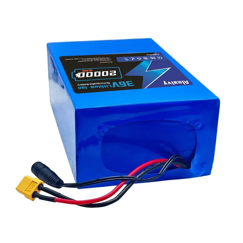 Ultra-Large Capacity 36V 20Ah 10S6P Li-ion Battery Pack for, High Power Rechargeable Battery with BMS for Long Distance Riding