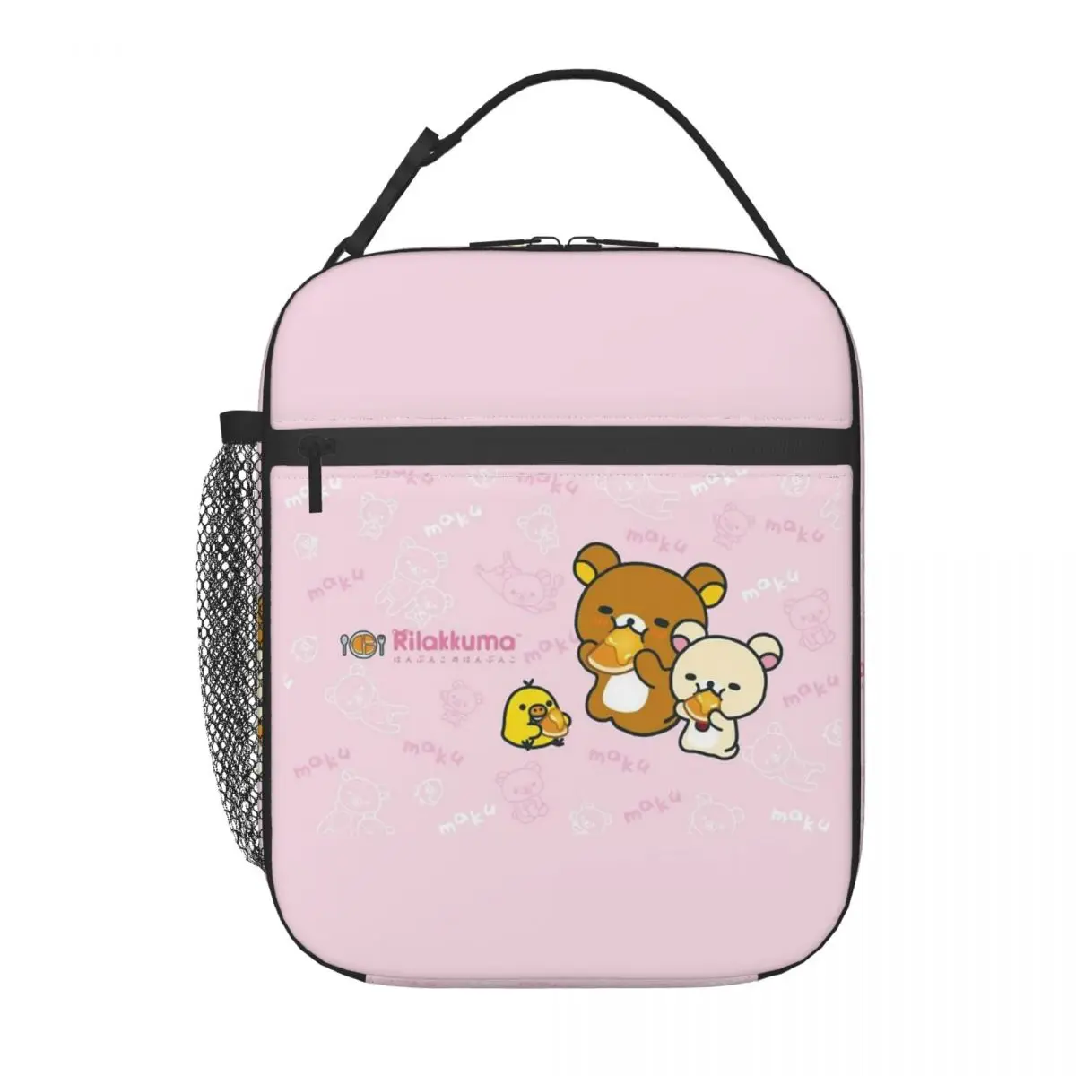 

Симпатичная термосумка для обедов Rilakkuma для женщин и детей, портативная термосумка для еды, термосумка-тоут