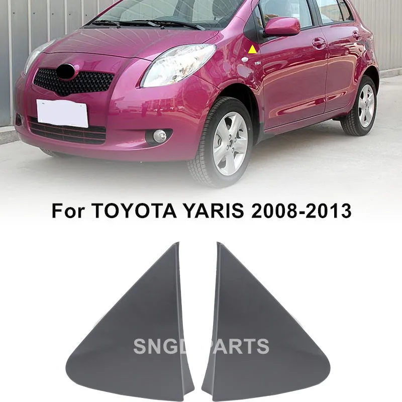 For TOYOTA Yaris 2008 2009-2013 Front Window A-pillar Triangle Garnish Cover Panel Glass Triangle PlateSide Mirror Moulding