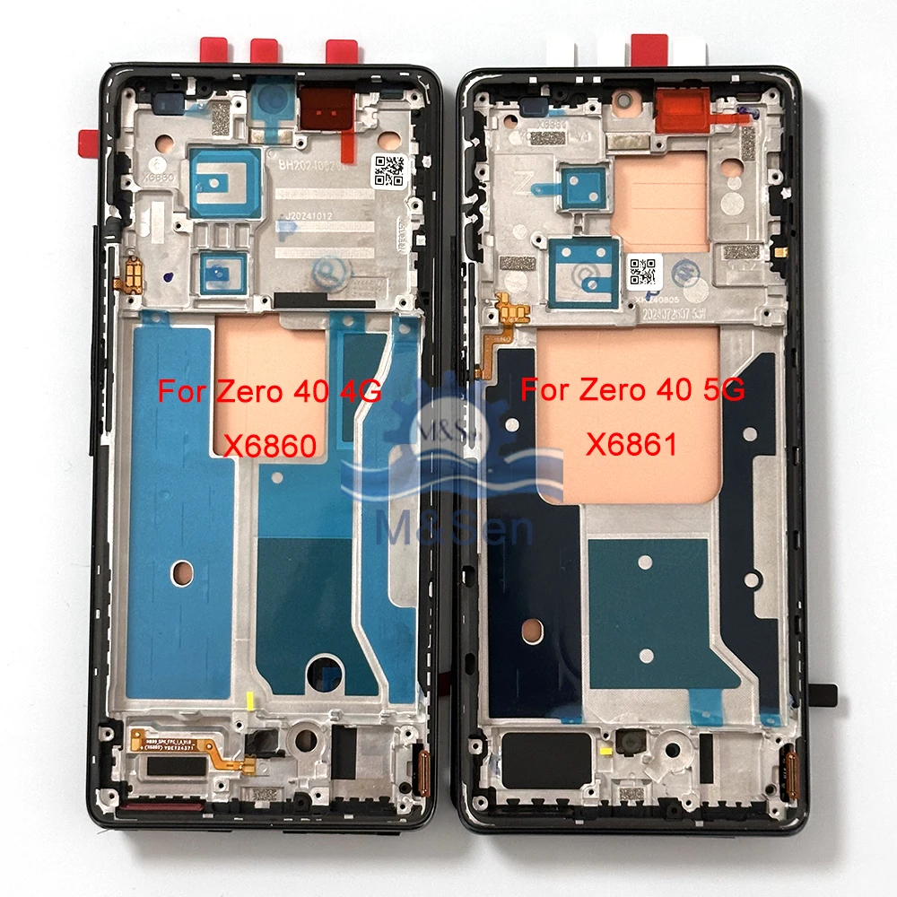 6.78\'\' Original AMOLED For Infinix Zero 30 4G LCD X6731B/5G X6731 Display Screen  Frame Touch For Infinix Zero 40 4G 5G