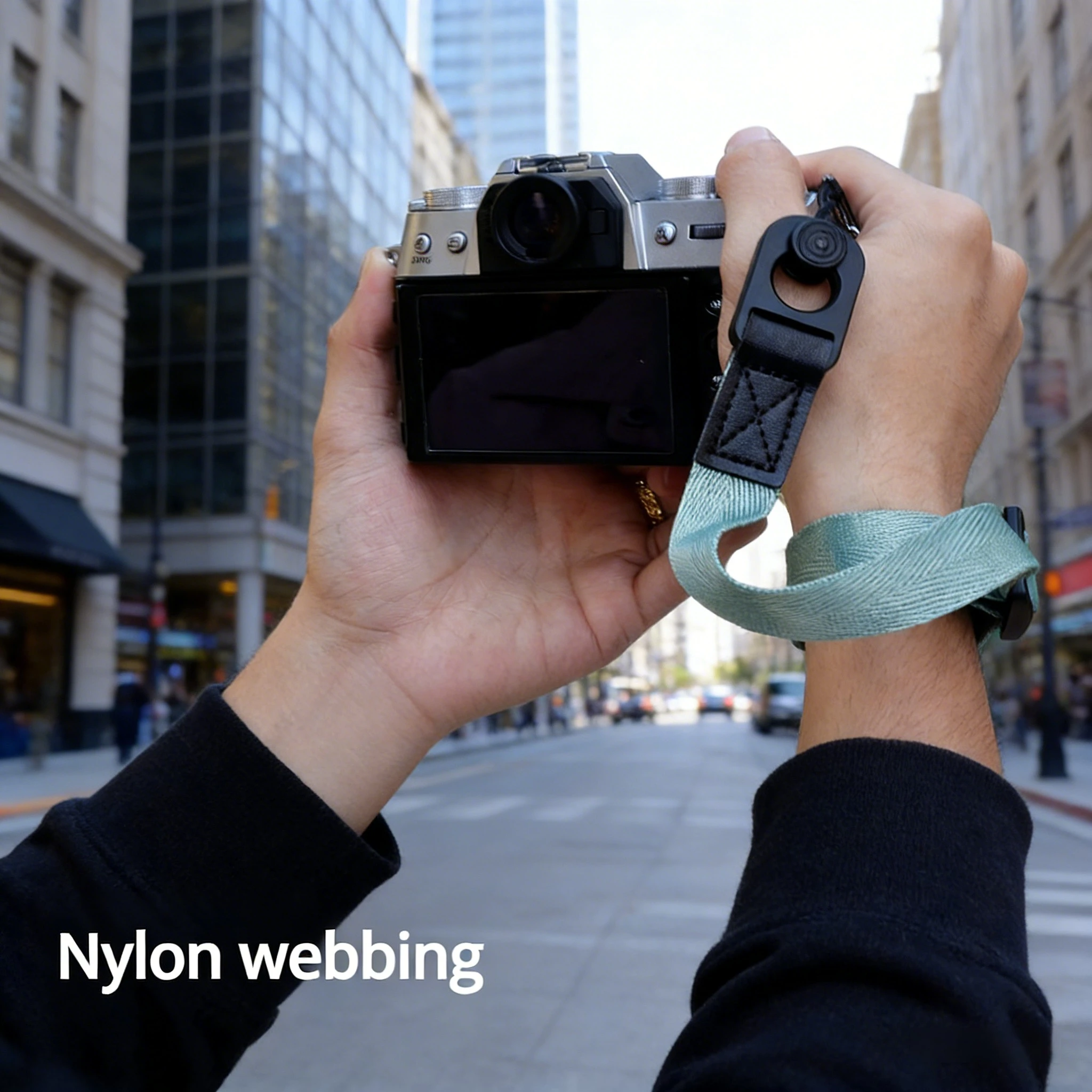 Lightweight Quick Release Camera Opening Wristband Suitable for Canon 600D Nikon Sony Fuji XT20 XT30 XM5 Camera