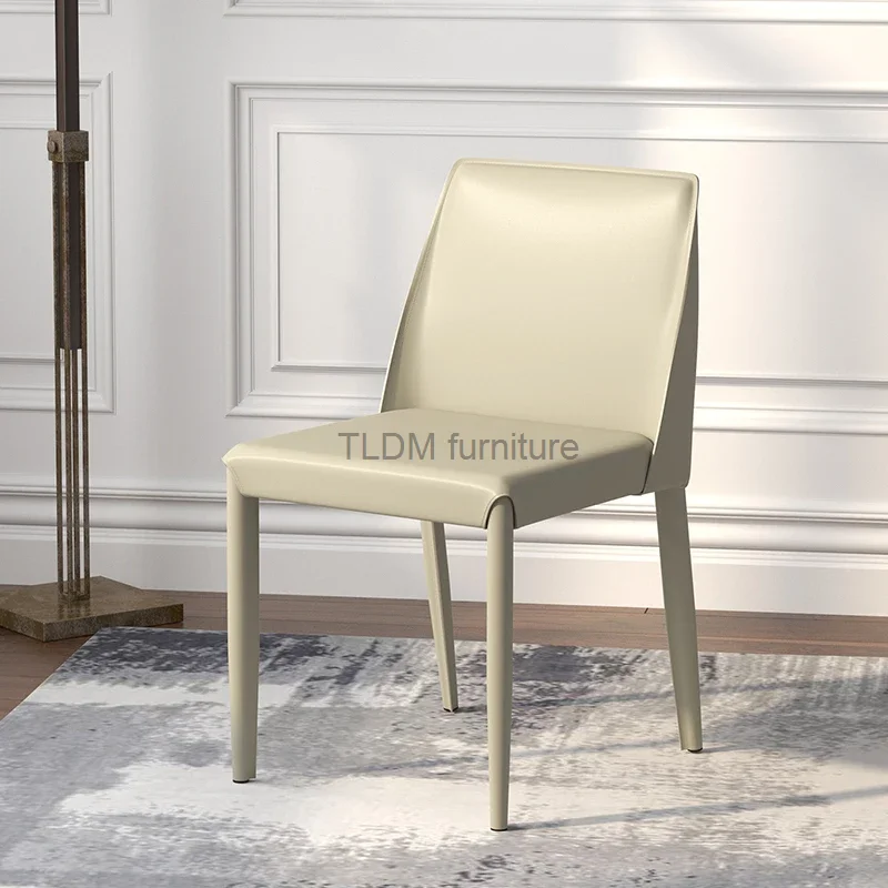 

Nordic Designer Dining Chairs Lounge Bedroom Modern Kitchen Ergonomic Chair Mobile Luxury Silla Nordica Furniture WWH40XP