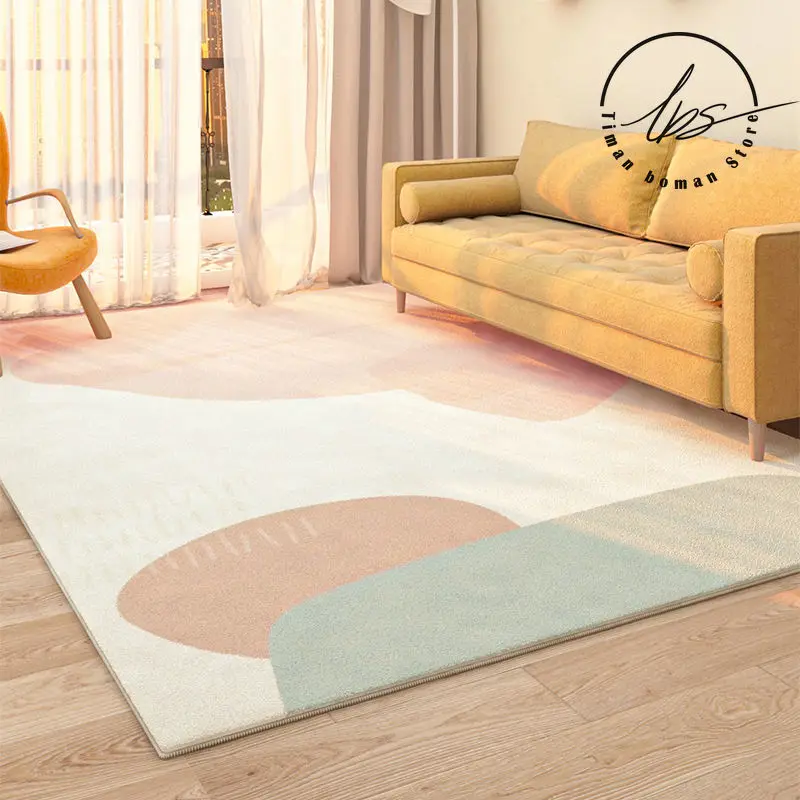 Nordic Abstract Living Room Carpet Modern Minimalist Bedroom Bedside Carpets Table Sofa Decoration Rug Home Balcony Floor Mats