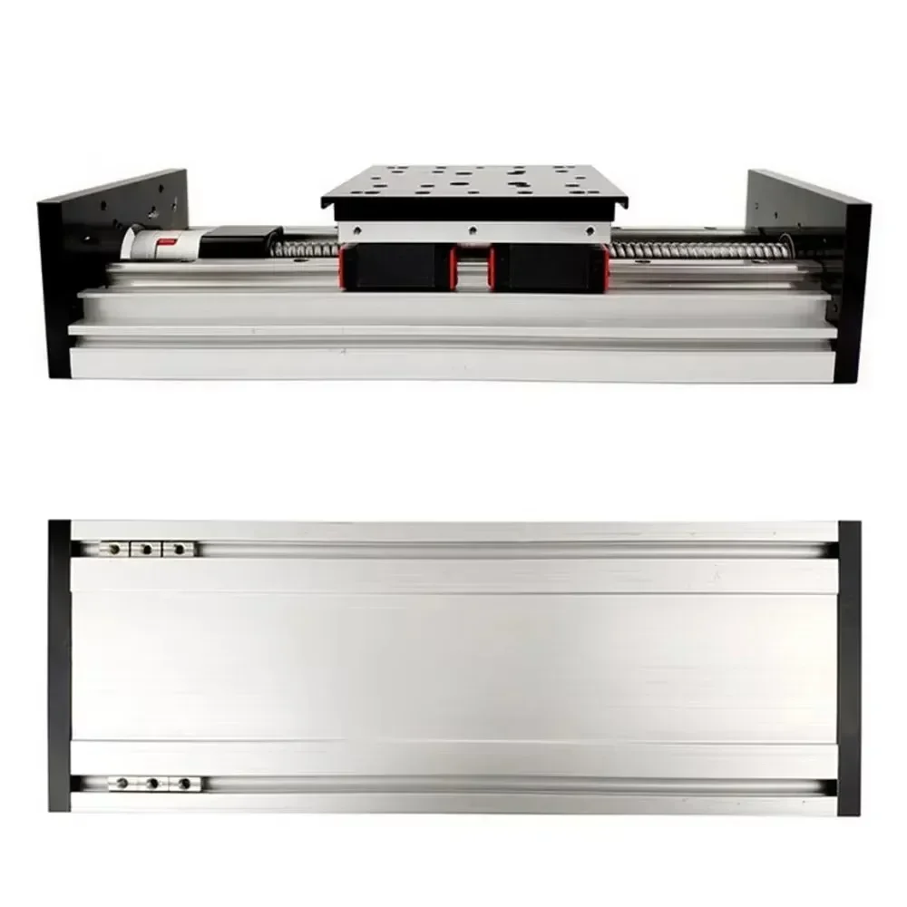 150mm Wide Heavy Duty Linear Ballscrew Sliding Table Linear Stage SFU1605/2005 HGR20 Double Guide Rail 4PCS HGR20 Z Axis For CNC