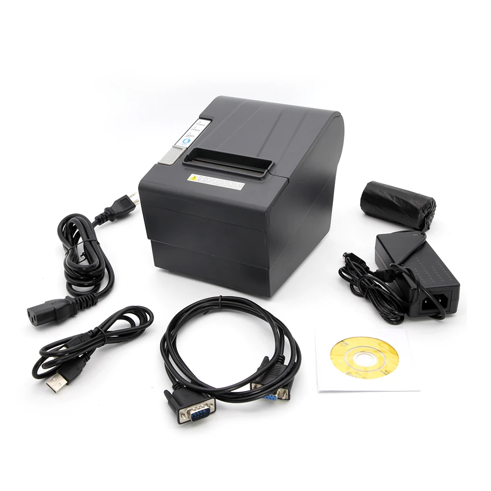 

80 мм настольный POS-принтер для купюр, беспроводные Bluetooth термопринтеры, чеков для розничной машины для печати билетов, дополнительный автоматический резак