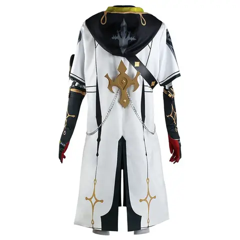Alkemist Albedo Cosplay Genshin Imapct Kostym Peruk Skor Spel Kläder Kostym Herr Halloween Karneval Rollspel Outfits 10 best sales albedo peruk - №8