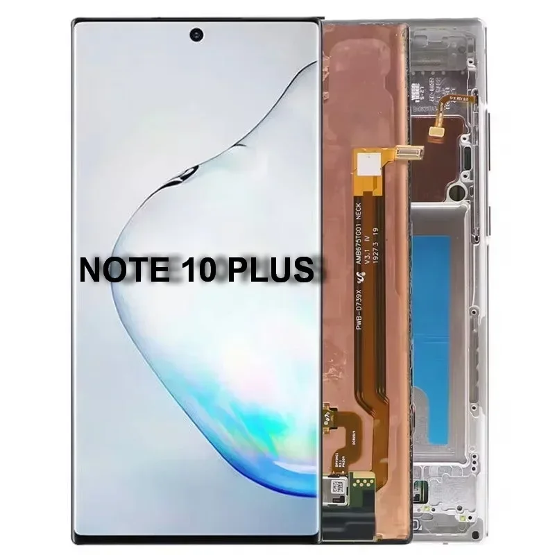 

100% Super Amoled N10+ LCD For Samsung Galaxy Note 10 Plus LCD Display N975 N975F N976B Touch Screen Digitize Assembly