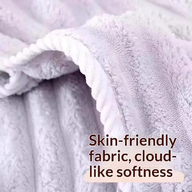 Dry Hair Cap For Women Thickened And Super Absorbent Headscarf For Wiping Hair Quick Drying Cap Dry Hair Towel