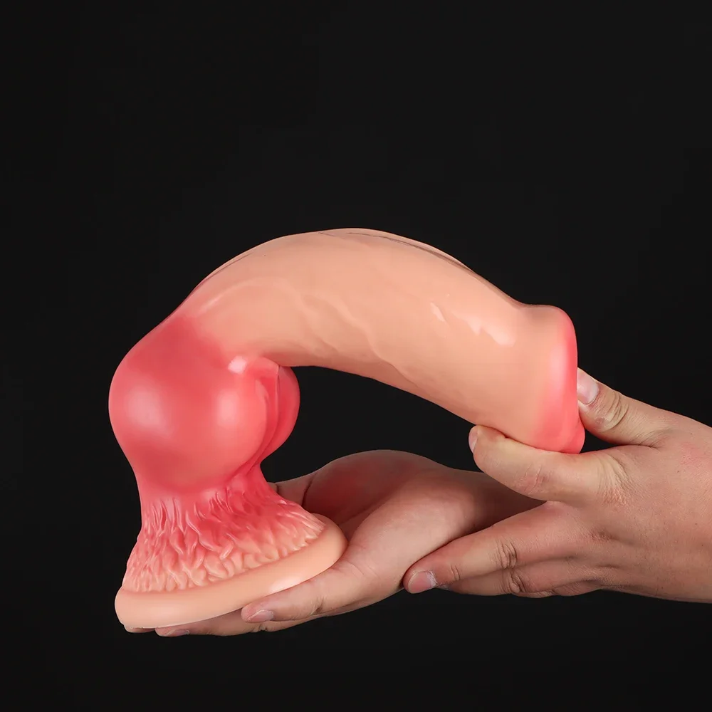 Super Huge Realistic Animal Dog Dildo  Big Wolf Penis Suction Cup Anal Sex Toys For Female Strapon Butt Plug Erotic Shop Dick