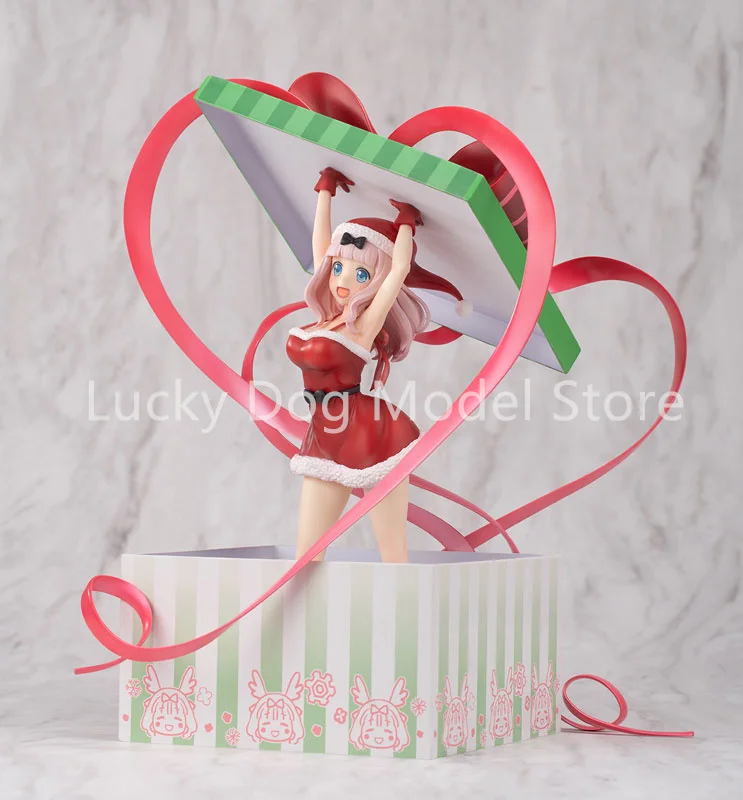 Myethos Original:Kaguya-sama: Liebe ist Krieg? Chika Fujiwara Weihnachtsgeschenk Ver 1/7 PVC Action Figure Anime Modell Spielzeug Puppe Geschenk