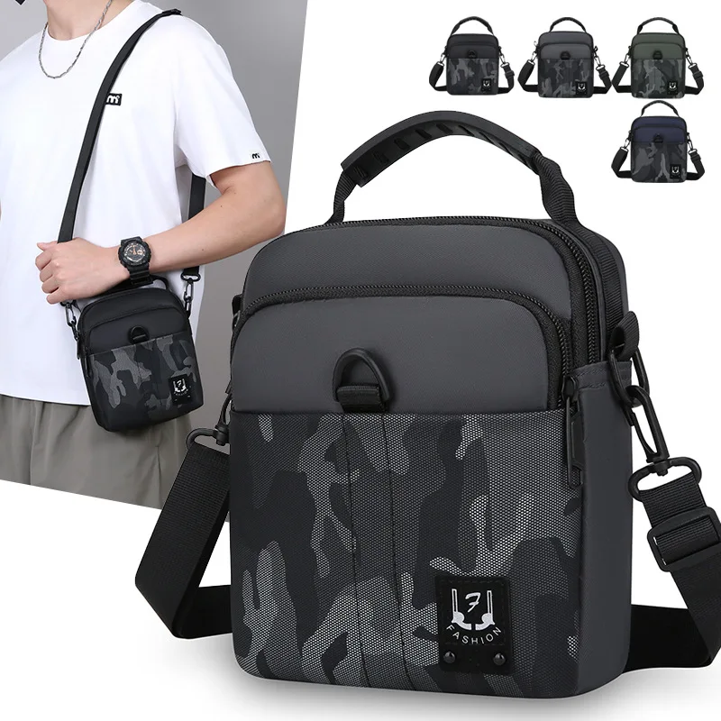 

Casual Commuter Men's Shoulder Bag Vertical Style Fashionable Simple Large Capacity Business Versatile Crossbody Bag