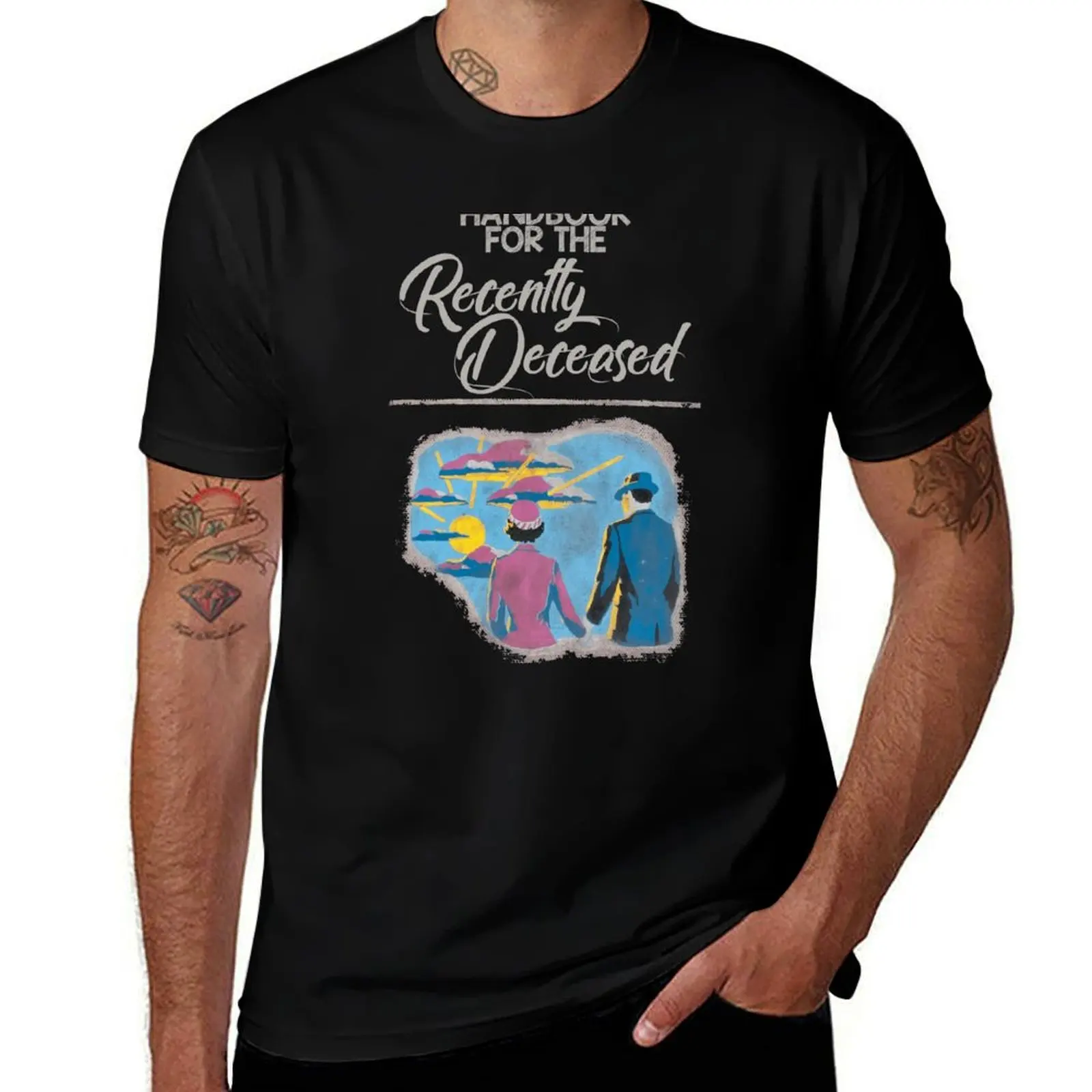 

HANDBOOK FOR THE RECENTLY DECEASED T-Shirt Active Wear Sports T-Shirt for Men