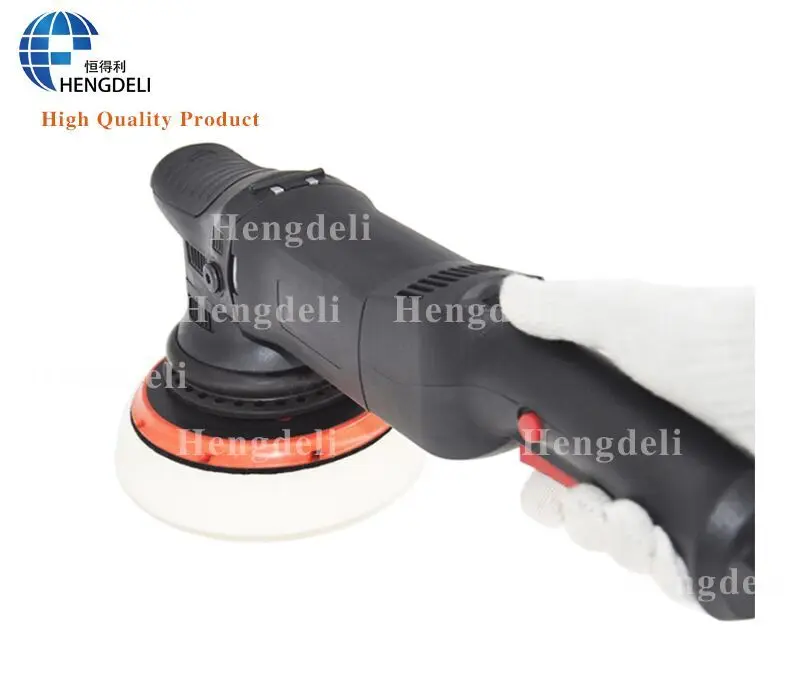 Professional 900W 6 Grade Dial Speed Control 15mm Dual Action Car Cordless Polisher