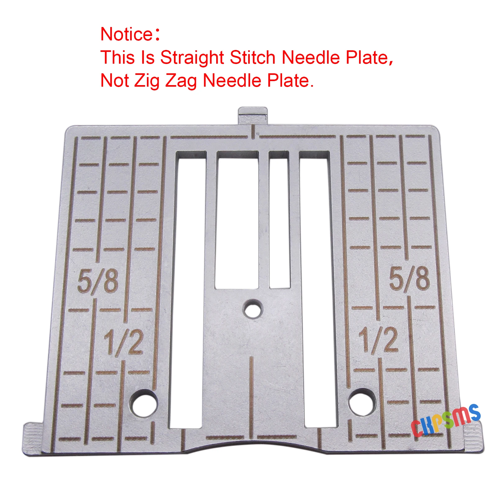 1PCS #4125330-02 Straight Stitch Needle Plate FOR Husqvarna Viking Designer I, II, Platinum 730,750,770,775，950E