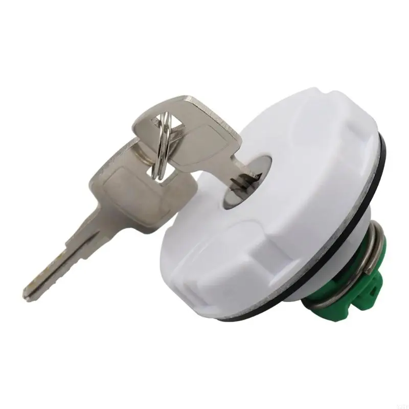 

Water Fill Inlet Locking System Leak Proof Design Strong Plastic Metal Construction Includes 2 Keys for Vehicles X37F