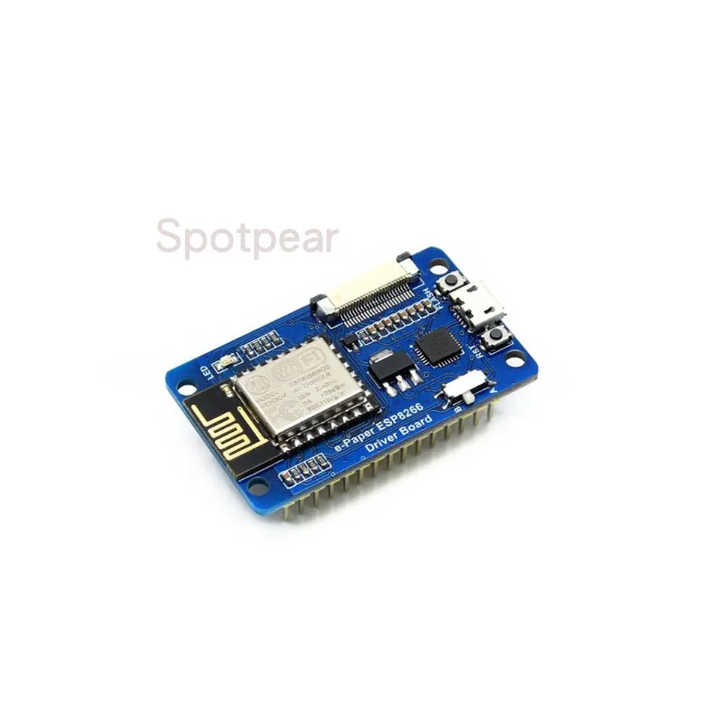 E-Ink Display WiFi Driver Board, ESP8266, WiFi Supported