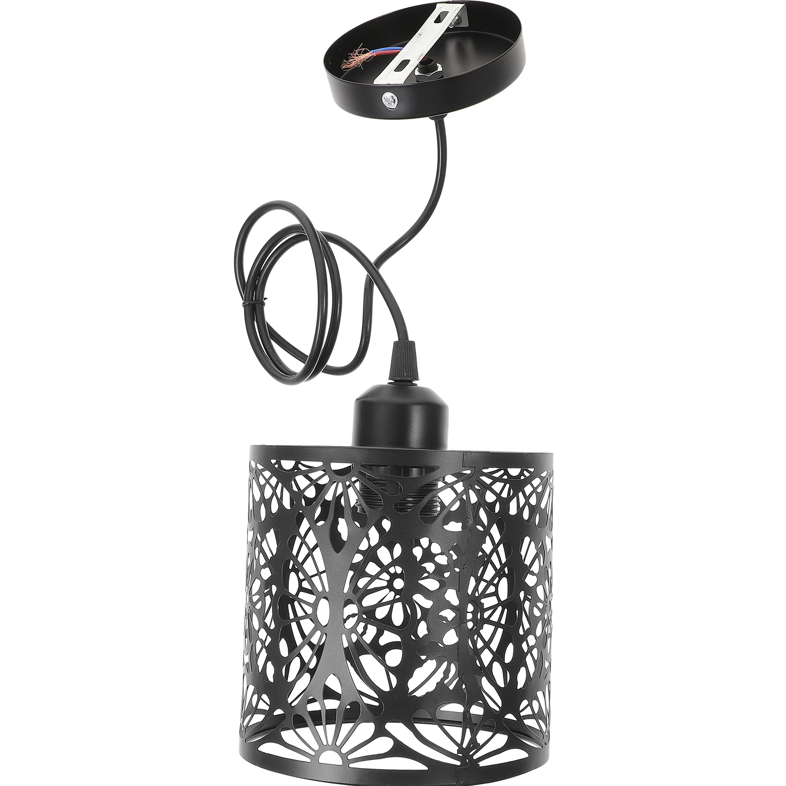 

Single Head Ceiling Lamp Nordic Vintage Style Hanging Light For Home Coffee Shop Restaurant Metal Pendant Lamp Retro Chandelier