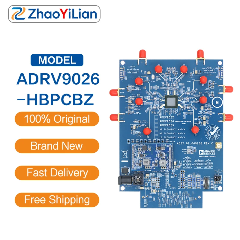 For ADRV9026-HB/PCBZ RF Radio Card 2.8GHz to 6GHz Quad Channel RF Transceiver Evaluation Board
