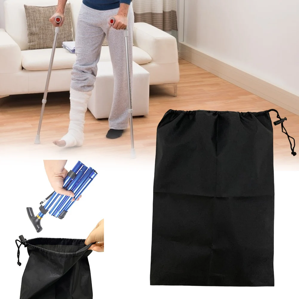 

1PC Folding Cane Storage Bag 20*36cm Tools Storage Bag Walking Canes Organizer Pouch Travel Case For Elderly Portable Bags