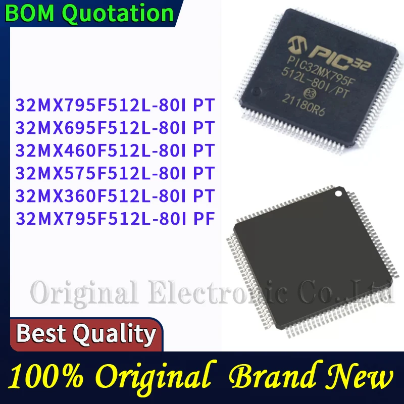 PIC32MX795F512L PIC32MX695F512L PIC32MX460F512L PIC32MX575F512L PIC32MX360F512L-80I/PT PIC32MX795F512L-80I/P Laptop repair parts