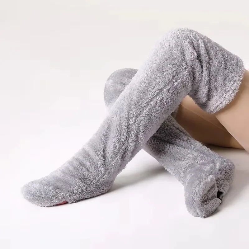 Winter Warm Sleep Socks for Women And Men Multifunctional Foot Warming Bed Feet Stockings Cold Leg Relief Quilted Comfort