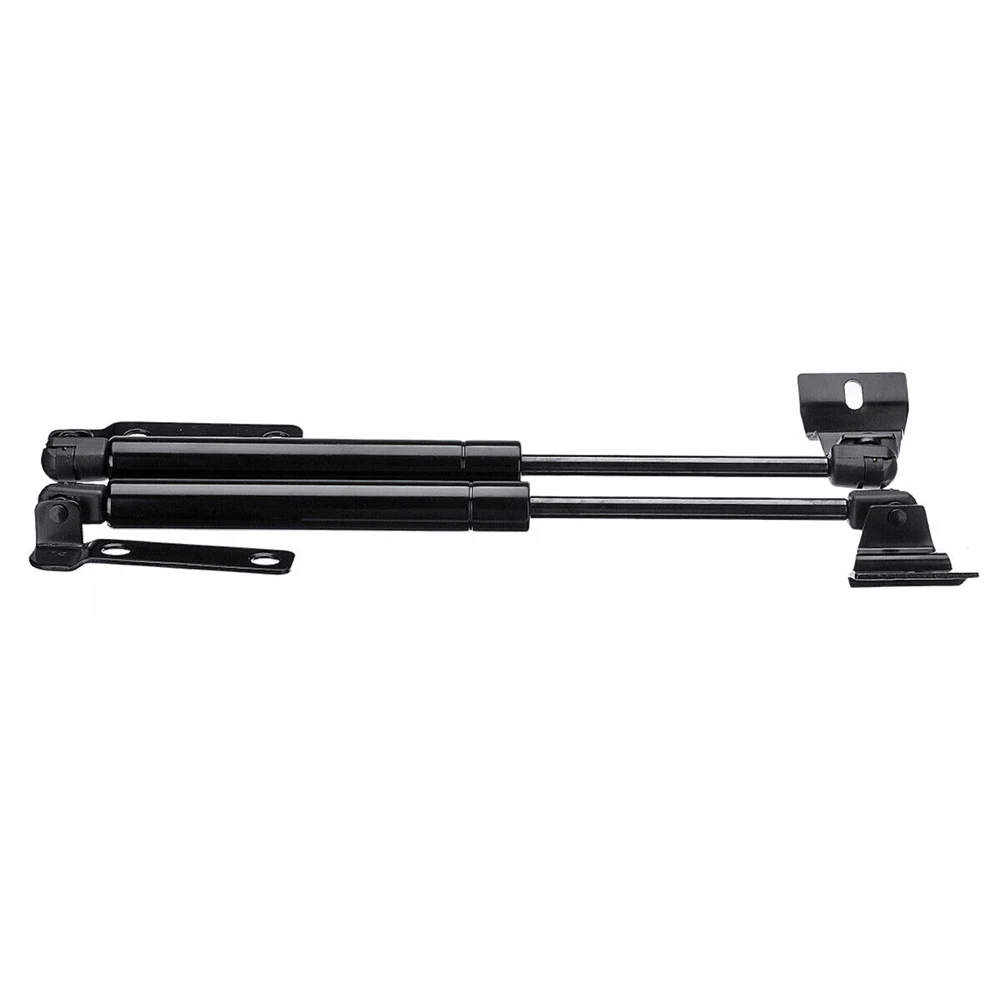 Hood Bonnet ด้านหน้า Rod Struts Shock Lift สีดําด้านหลังเครื่องยนต์ Lift 2pcs Bonnet Hood Lift สําหรับ Toyota HILUX Vigo 2005-2012