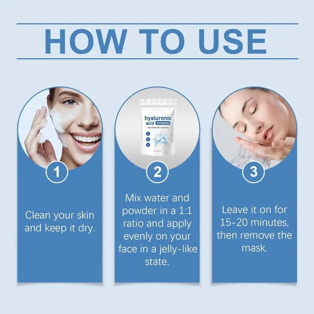 

Moisture Hyaluronic Acid Serum Powder Wake Nature Perfection Natural and Safe DlY Facial Serum Deep Moisturizing
