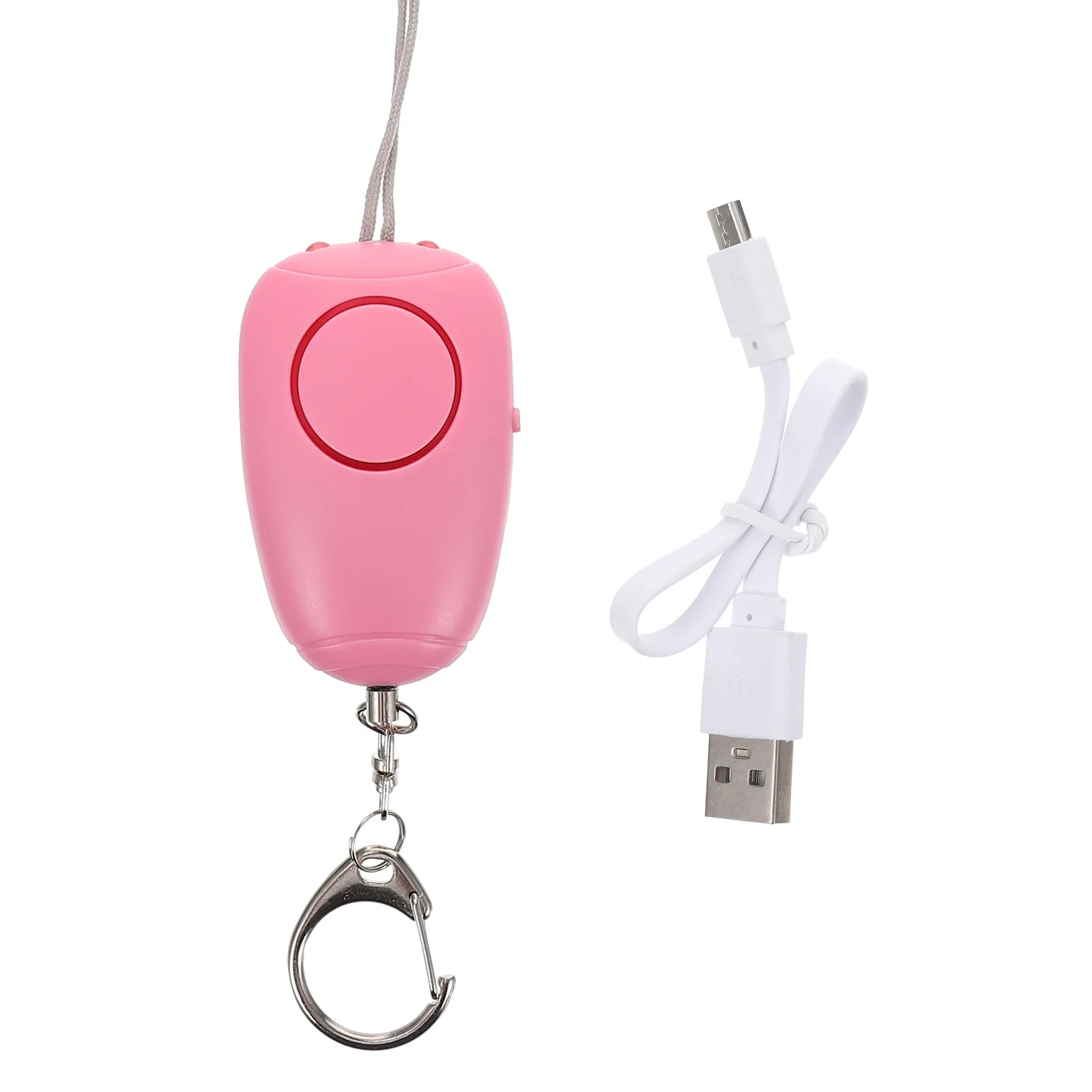 Security Alarm 130Db Personal Emergency Alarm LED Light for Night Safety Running Walking Dog Travel Hiking Camping