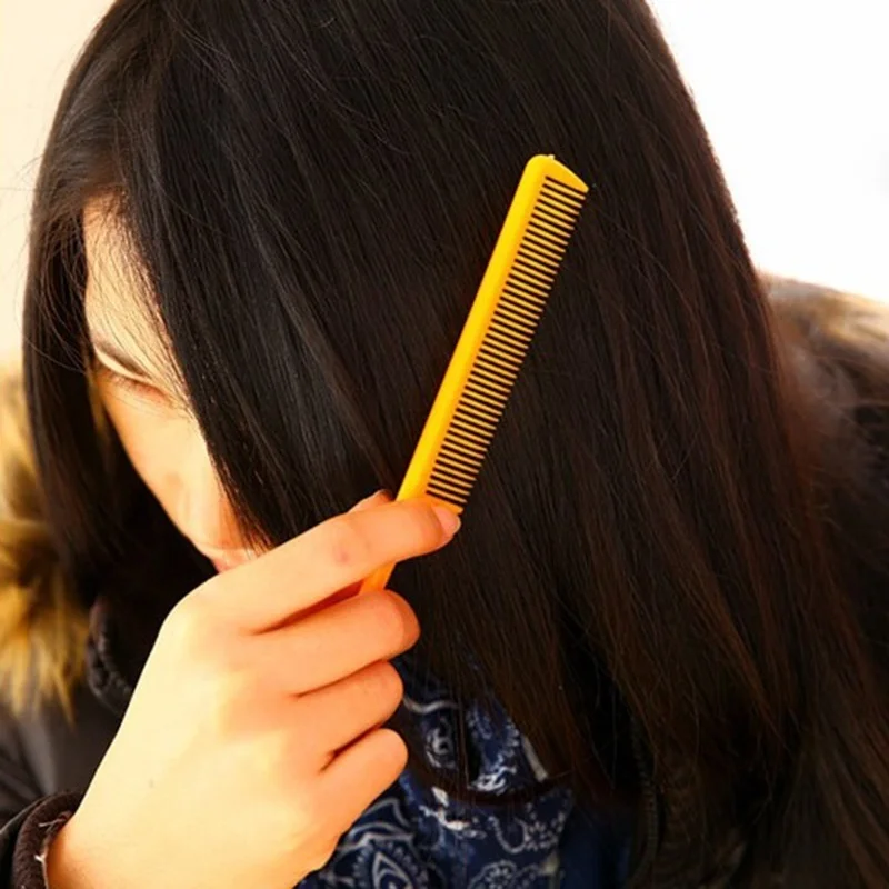 10 sztuk szpiczasty ogon grzebień do stylizacji włosów antystatyczna szczotka do farbowania włosów fryzjer stalowa igła Pin szczur końcówka grzebienie akcesoria fryzjerskie