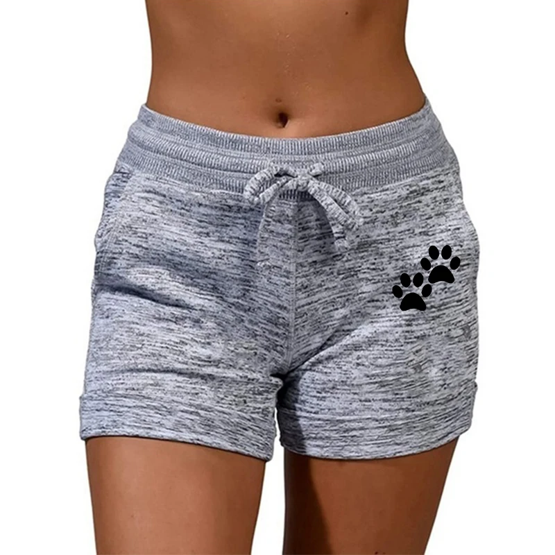 Summer Women\'s Shorts Printed Shorts Stretch Low Waist Women\'s Sexy Beach Fitness Shorts Women\'s Large Size